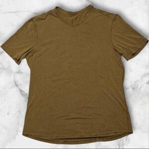 Lululemon Mens Large Brown Relaxed Tee Shirt